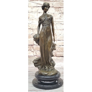 Hermes Flying Mercury And Pandora Greek Mythology Bronze