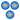 Solar Sun Rings UV Resistant Pool Spa Heater Circular Solar Cover, Blue (3 Pack) - 3.19