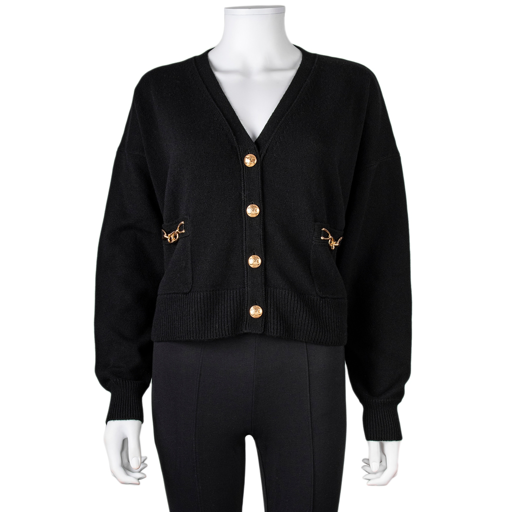Celine Heritage Cashmere Gourmet Cardigan - Overstock - 43609480