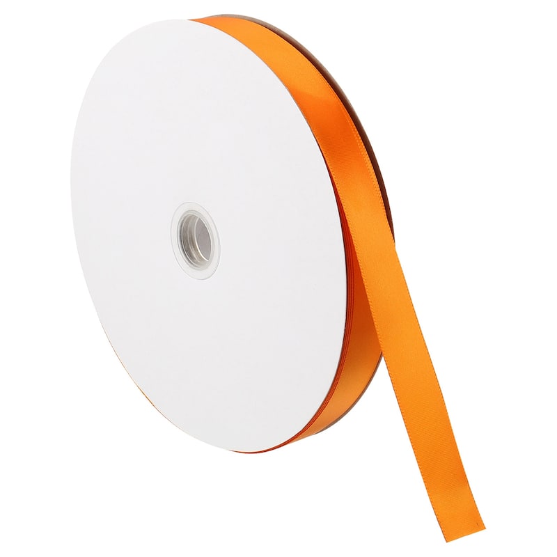 Satin Ribbon, Double Face Solid Crafts Roll for Party Home Decoration