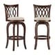 preview thumbnail 8 of 19, Rovinj Scroll Back Swivel Bar Stool Cherry-Beige