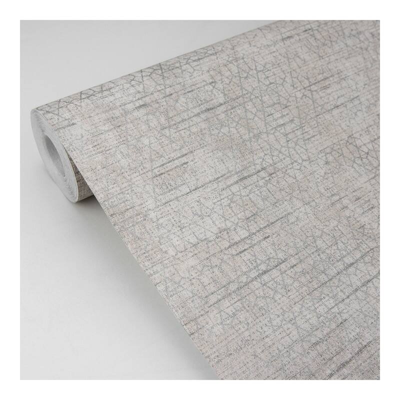 Advantage Elias Cream Gridline Wallpaper - 20.9 x 396 x 0.025