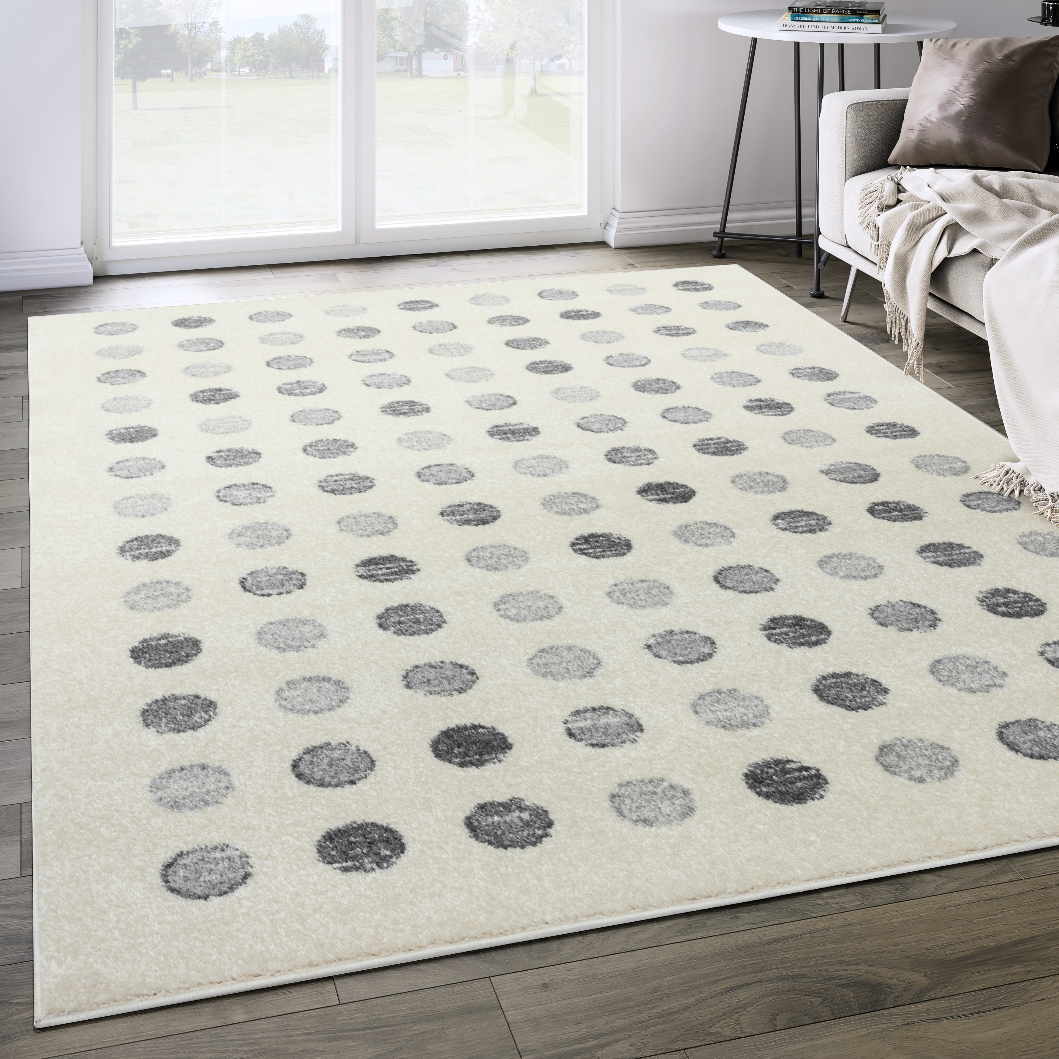 Abani Casa Geometric Dot Area Rug