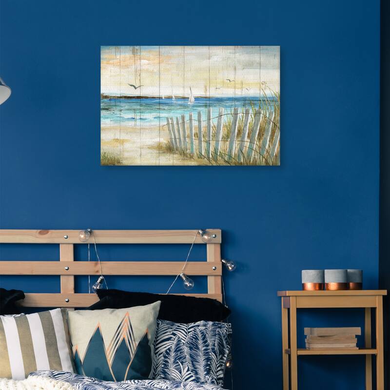 Coastal Causeway by Nan Canvas Art Print