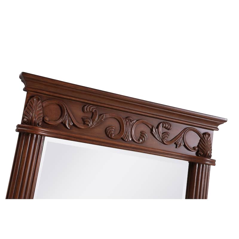 Roman 25" Teak Mirror