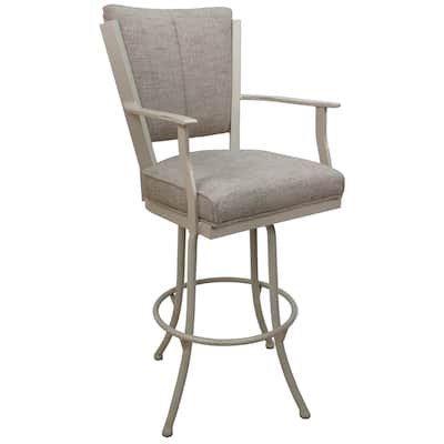 Swivel Extra Tall 34" (35") Metal Bar Stool Montana on Noam Base - 34" Seat