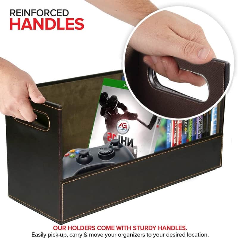 Movie Shelf Organizer - 6.25"D x 17.75"W x 8"H