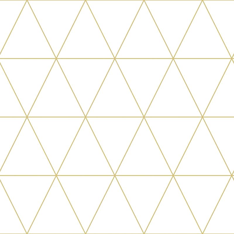 Chesapeake Leda Metallic Geometric Wallpaper - 20.9 x 396 x 0.025