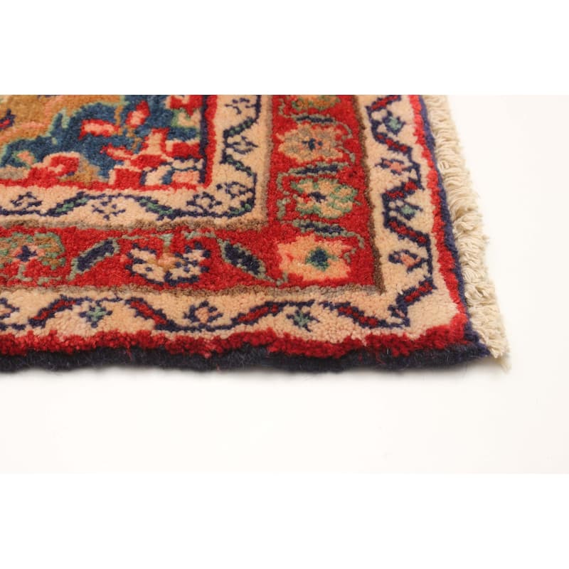 ECARPETGALLERY Hand-knotted Anadol Dark Navy Wool Rug - 2' 7" x 9' 5"