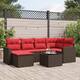 Option Brown and red with table
