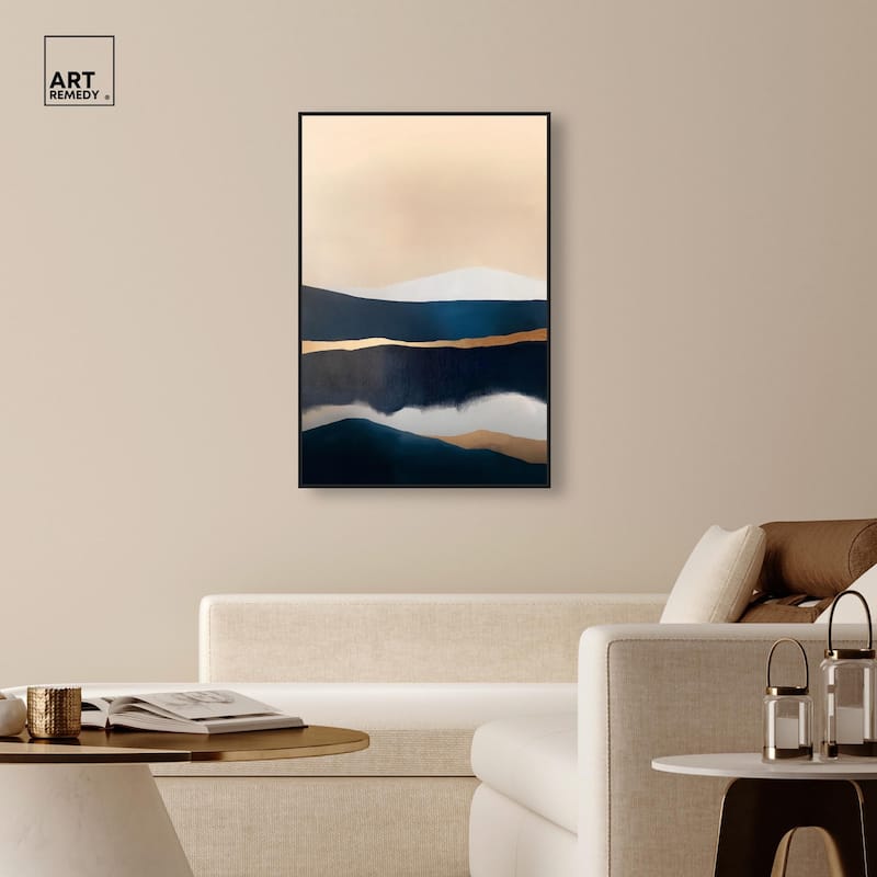 Golden Seam I Canvas by Art Remedy