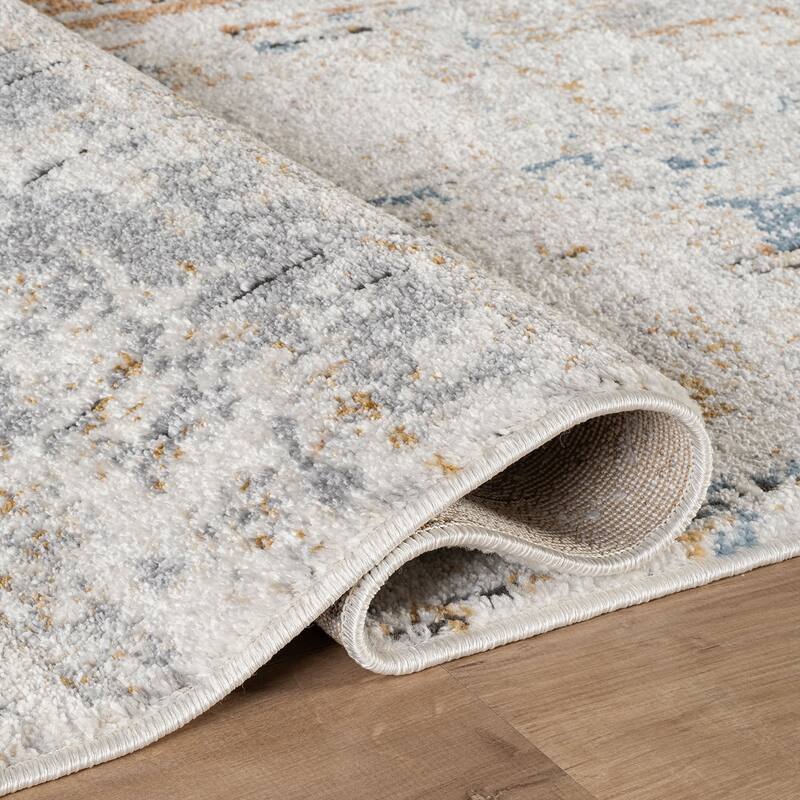 Multi-Tonal Rug for Living Room, Entryway, or Family Spaces - Easy to Clean and Comfortable Underfoot