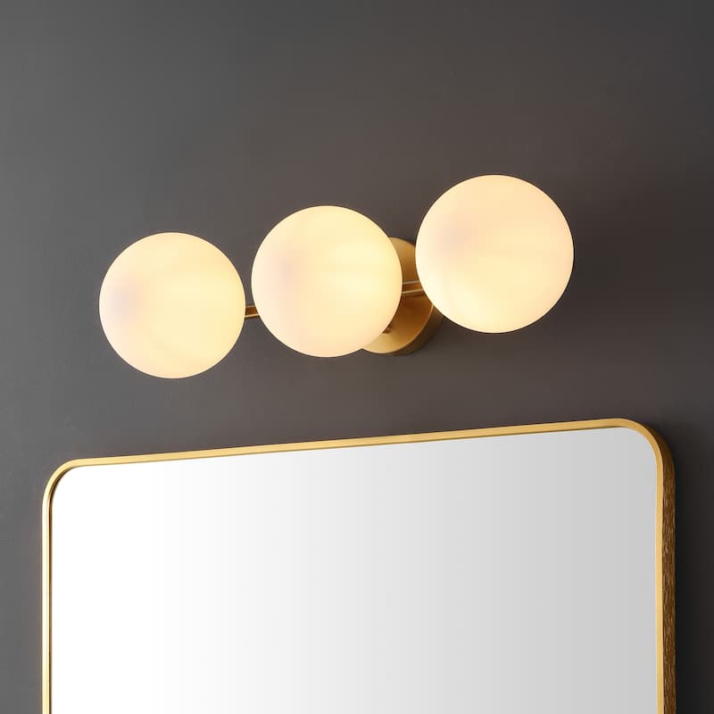 SAFAVIEH Home Lighting Collection Amaoi 21" Traditional Wall Sconce (3-bulb) - 6" W x 8" D x 21" H