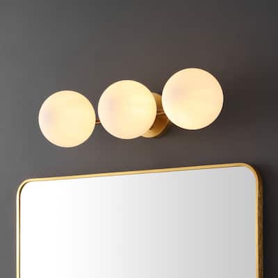 SAFAVIEH Home Lighting Collection Amaoi 21" Traditional Wall Sconce (3-bulb) - 6" W x 8" D x 21" H