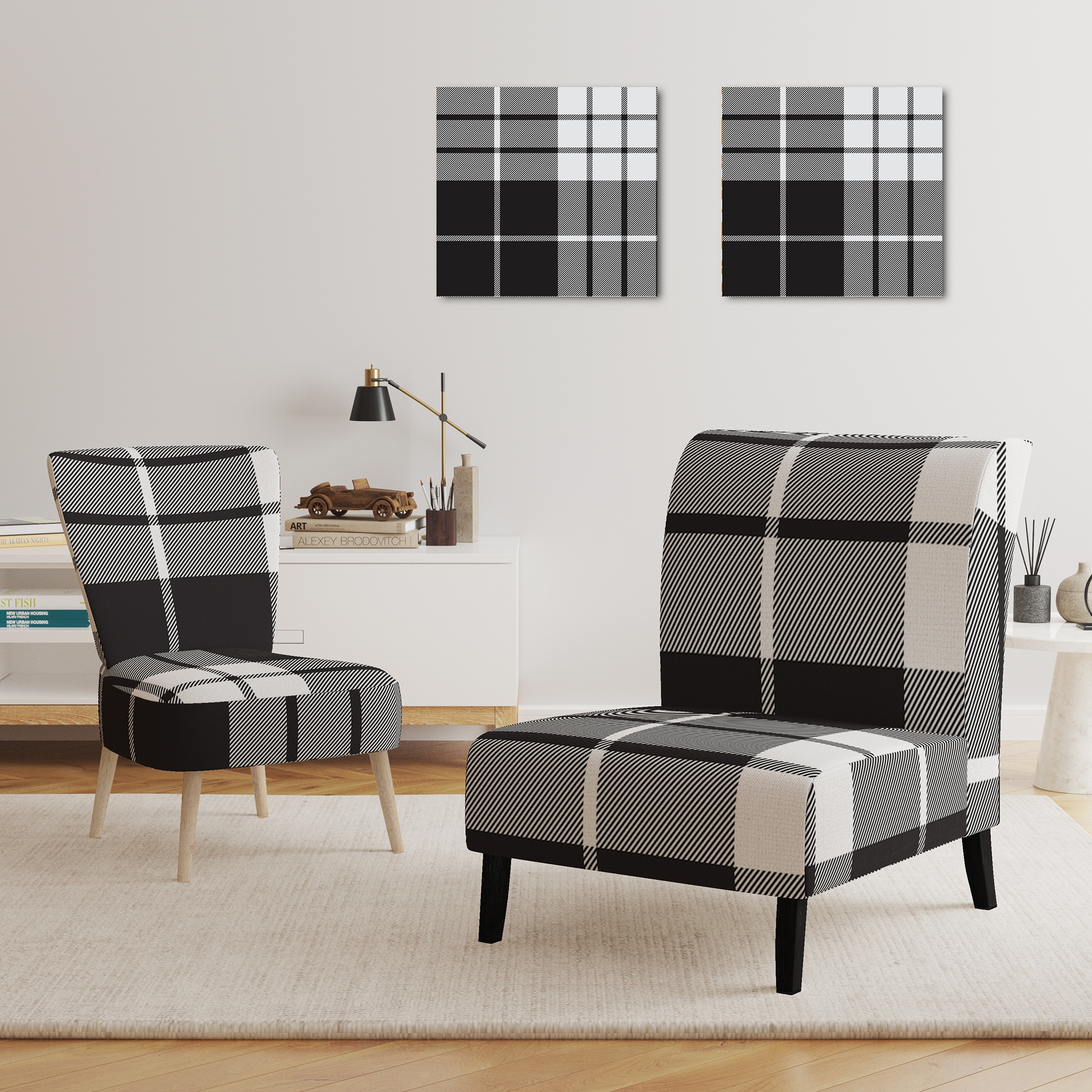 Nautica plaid chair online