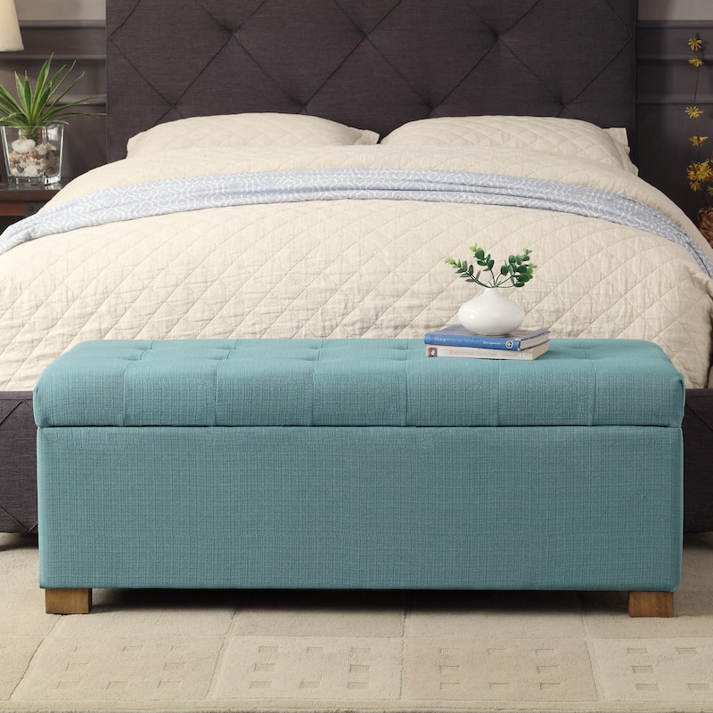 Porch & Den Lacey Tufted Storage Bench