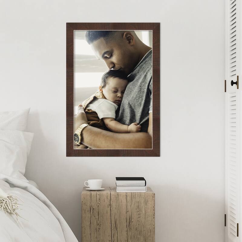 Wildwood Brown Narrow Framed Picture Frame, Photo Frame