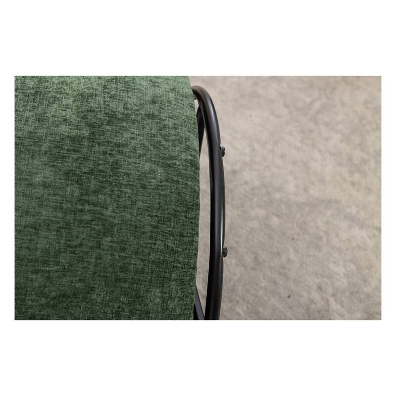 Chenille Fabric Swivel Accent Armchair Barrel Chair
