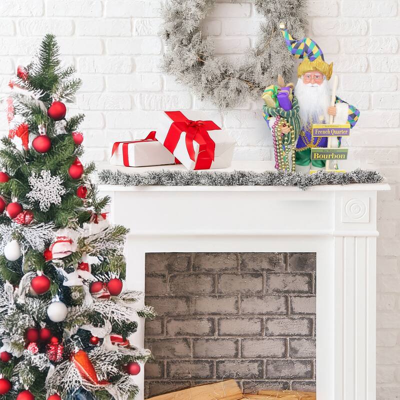 14" French Quarter Claus - Purple