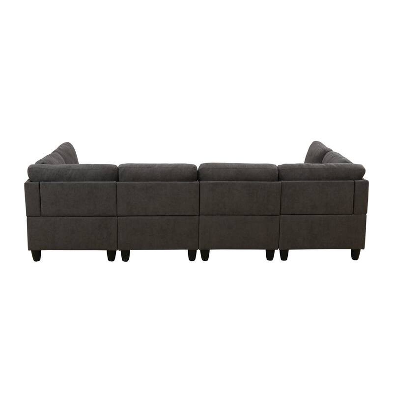 Convertible Modular Sofa Bed with Ergonomic Recline and Space-Saving Design