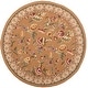 preview thumbnail 3 of 8, SAFAVIEH Handmade Chelsea Destinee French Country Wool Rug 5'6" Round - Beige - Round
