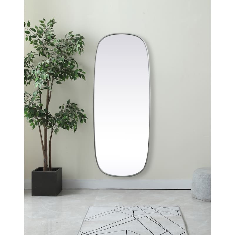 Elegant Lighting MR2B2460 Brynn 24" W x 60" H Oval Framed Bathroom