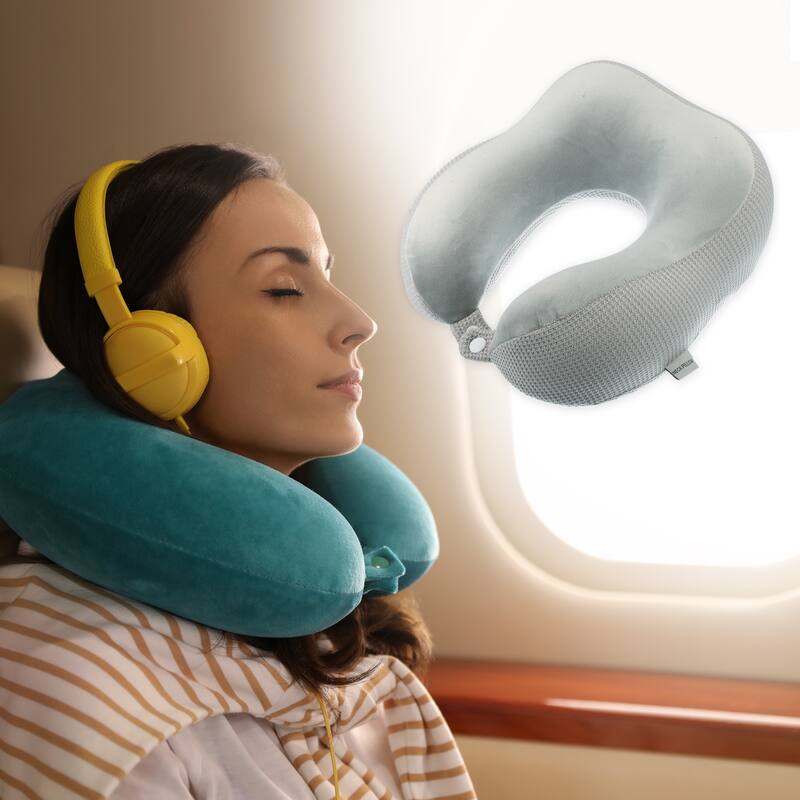 U Shaped Memory Foam Pillow Neck Pillow Cushion Travel Pillow Cushion