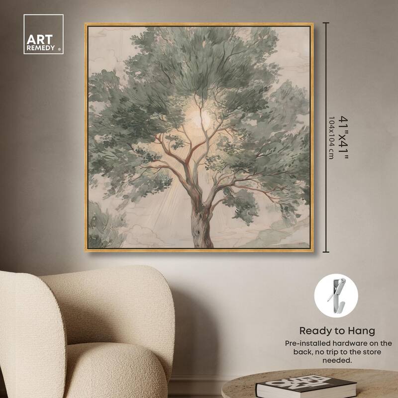 Emanating Branches II Canvas by Art Remedy