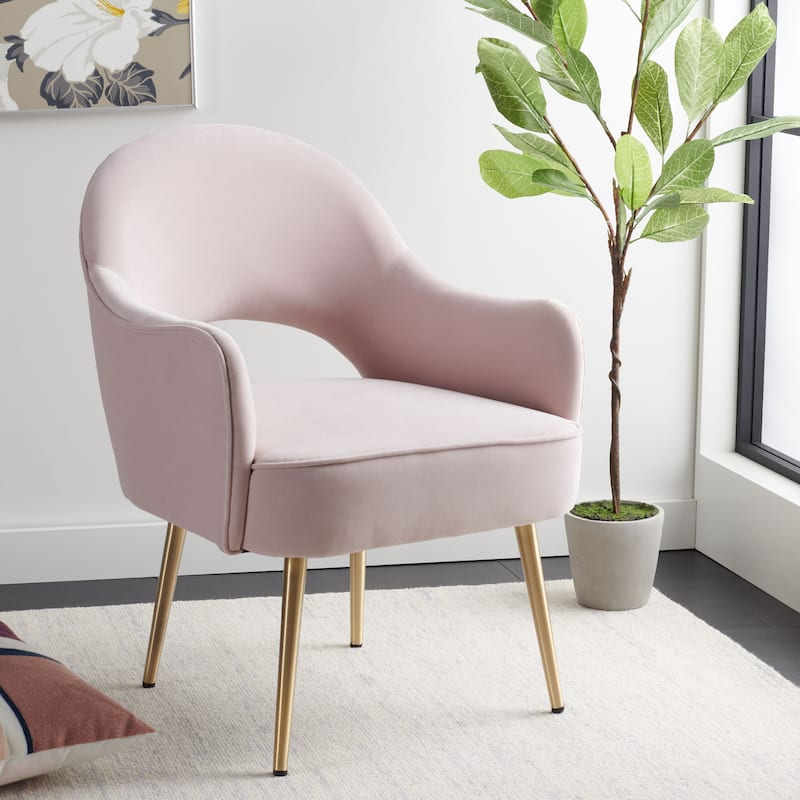 SAFAVIEH Manda Accent Chair - 23.2" W x 20.9" L x 31" H - 23Wx21Dx31H