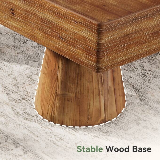 47" Solid Wood Dining Bench, Farmhouse Kitchen Table Bench Seat