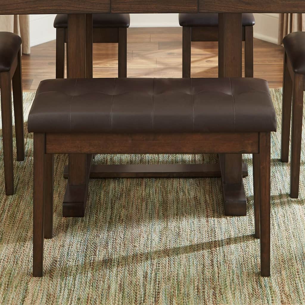 Transitional Dining Furniture 1pc Wooden Bench