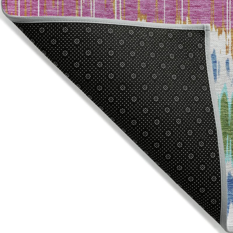 HomeRoots Striped Transitional Rectangle Outdoor Rug