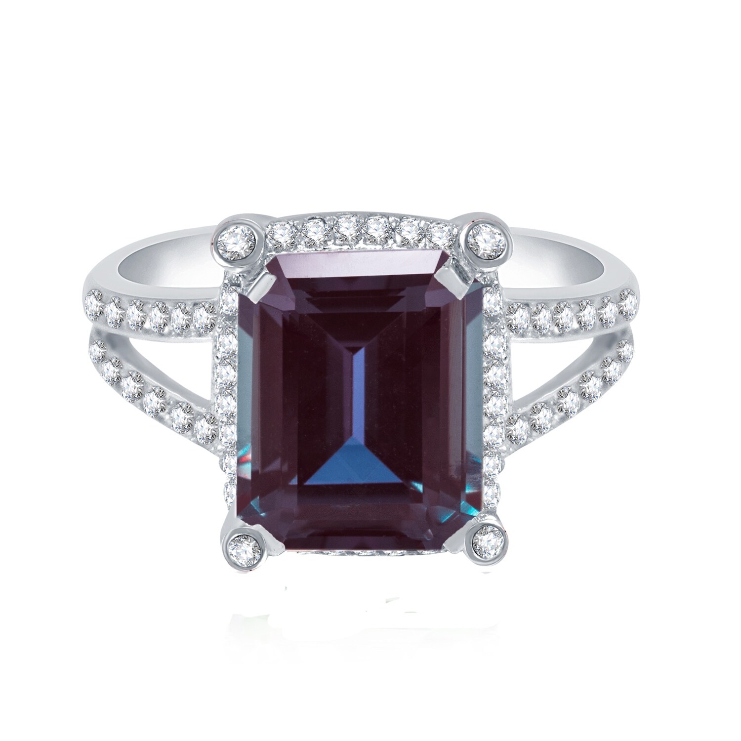 alexandrite and topaz ring