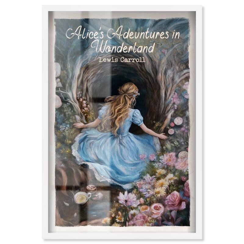 Alice Classic Shadowbox by Art Remedy - White - 16" x 24"