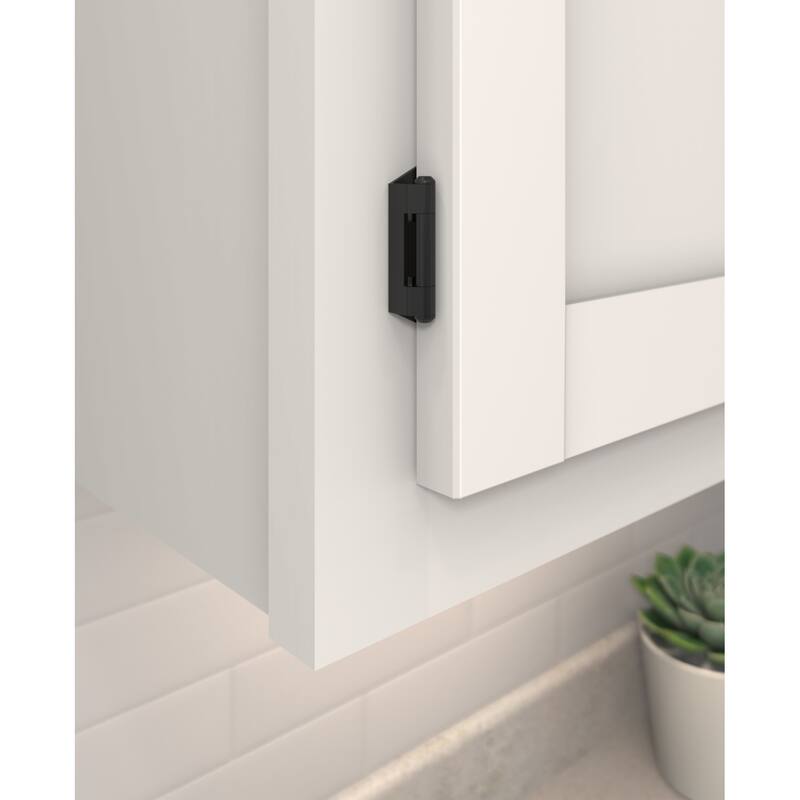 Amerock BP8715 Functional Hardware 1/4" Overlay Wrap Cabinet Door