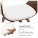 preview thumbnail 48 of 186, 26"/29" Faux Leather Swivel Bar Stools, Wood Counter Stool