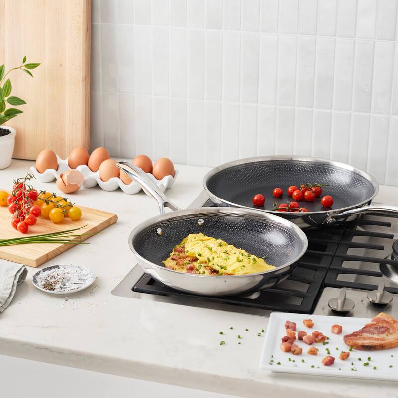 Henckels Paradigm Stainless Steel Nonstick Fry Pan Set - 2-pc