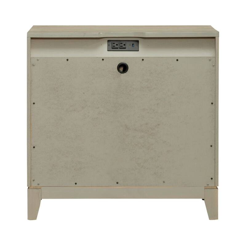 Liberty Furniture Brentwood 3 Drawer Nightstand with Charging Station