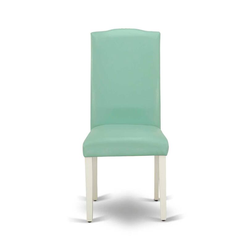 Parsons Chairs Set of 2 - PU Leather Dining Chairs - Modern Accent Chairs - Stylish Side Chairs