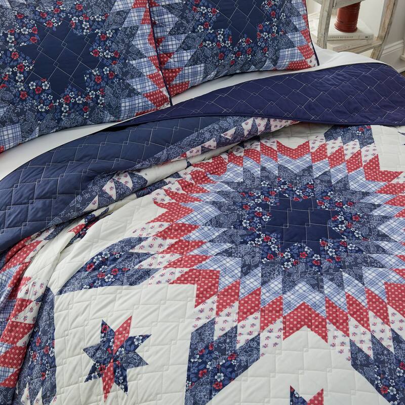 Donna Sharp Bluefield Star Polyester Quilt Collection
