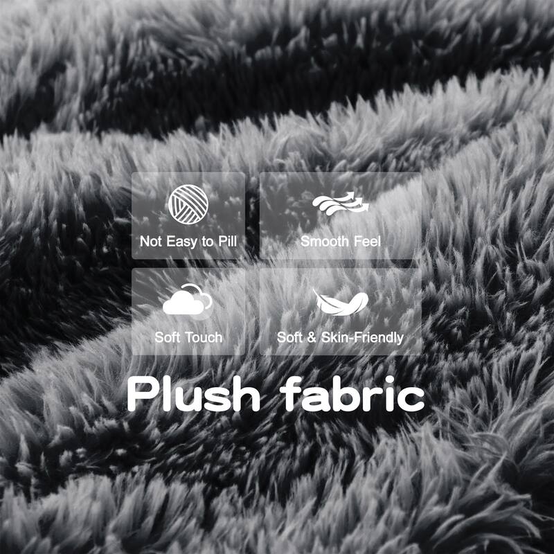 2-seater Modular Sectional Sofa Couches, Soft Fluffy Plush Fabric Bottom Anti-Slip Design, 32D High Density Sponge