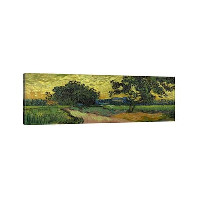 iCanvas "Landscape at Twilight" by Vincent van Gogh Canvas Print
