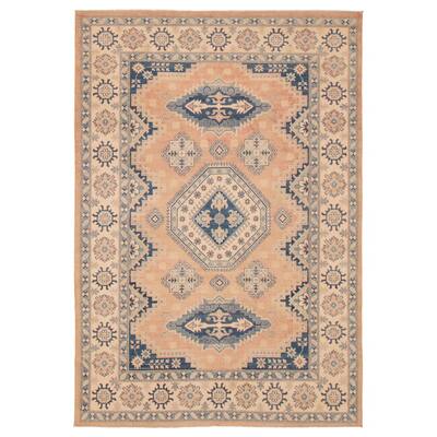 ECARPETGALLERY Hand-knotted Finest Ghazni Copper Wool Rug - 6'6 x 9'6