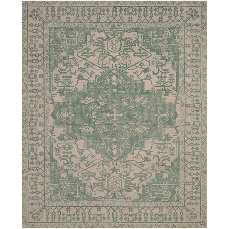 SAFAVIEH Handmade Restoration Vintage Boho Grisha Oriental Wool Rug
