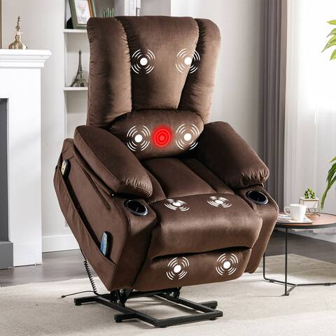 Fabric Home Massage Sofa Chairs with Massage and Heat for Elderly