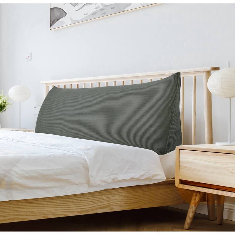 Bed Rest Reading Wedge Pillow for TV Watching Daybed Headboard Cushion