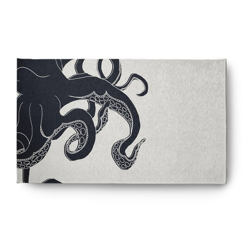 Gus Nautical Indoor/Outdoor Rug - Shark Blue - 3' x 5'
