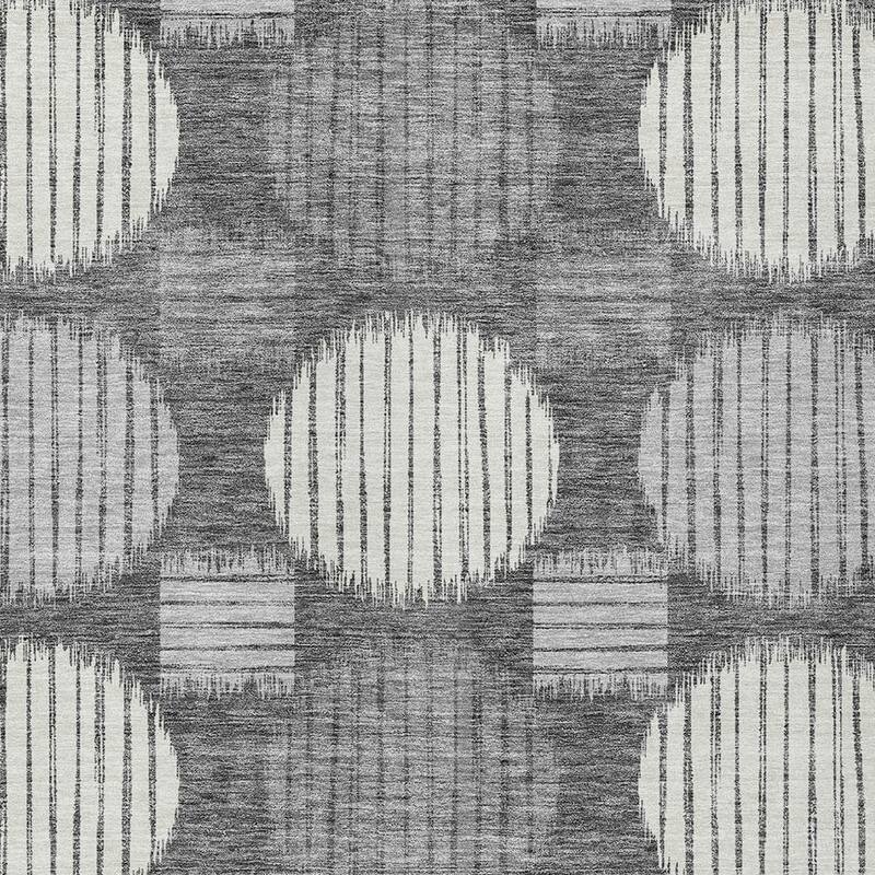 HomeRoots Geometric Transitional Rectangle Outdoor Rug