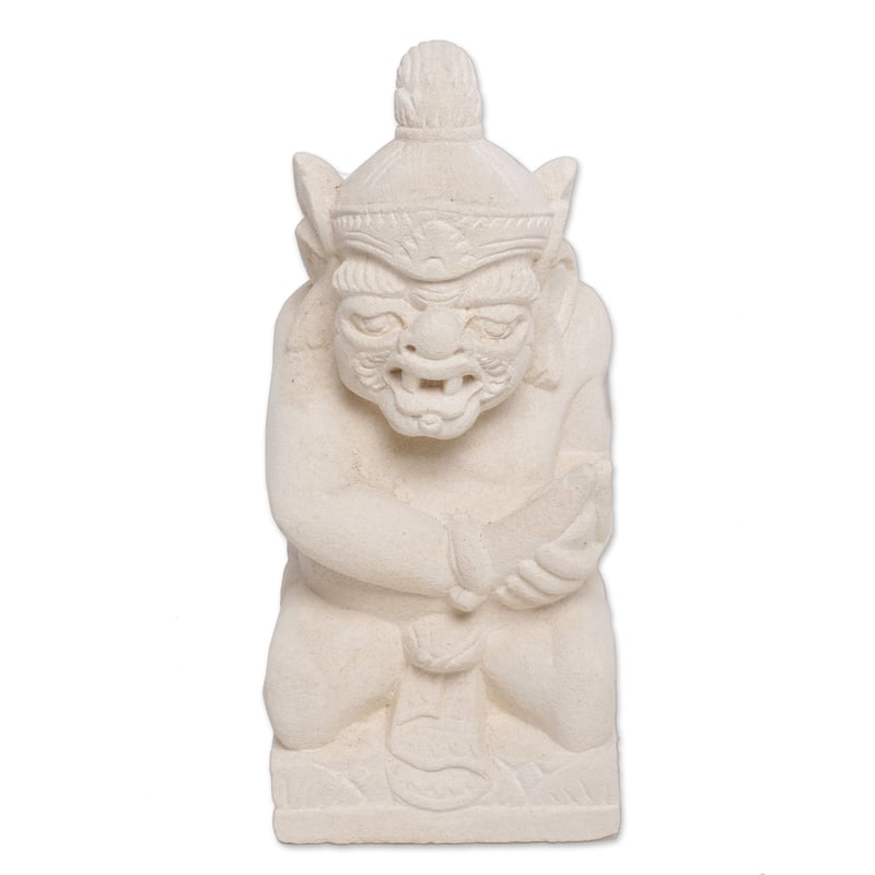 Novica Handmade Tualen Sandstone Sculpture