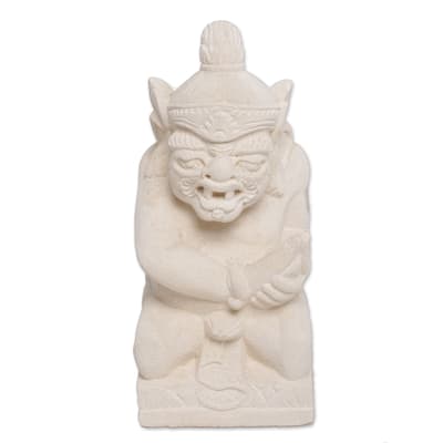 Novica Handmade Tualen Sandstone Sculpture